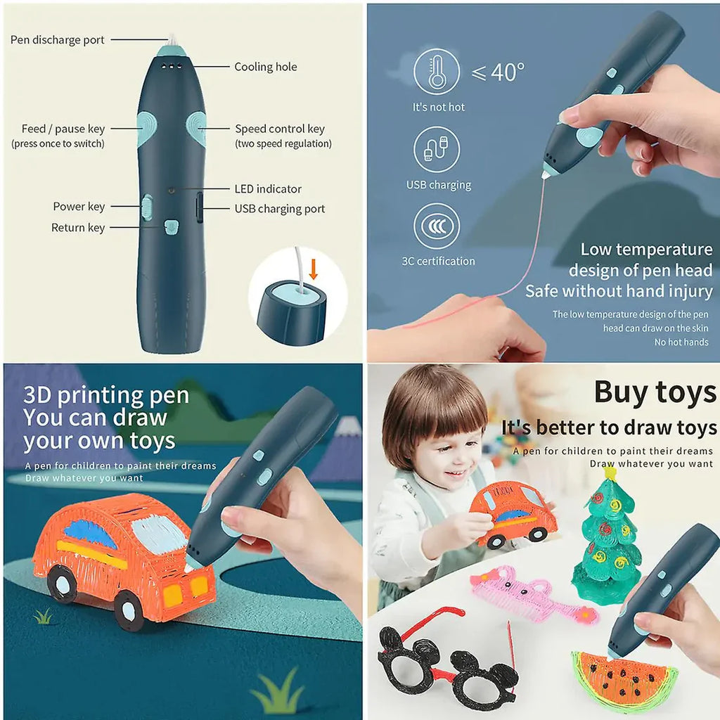 3D Pen for 3D Printing (Drawing Pen)