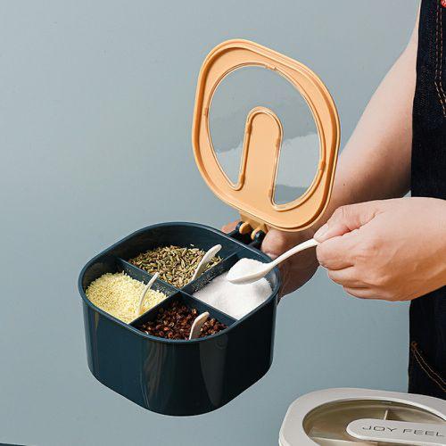 4 in 1 Plastic Kitchen Spice Box (BUY 1 GET 1 FREE)